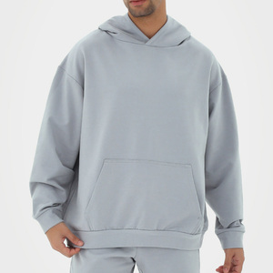 100% Cotton Fabrics Casual Wear Men's Oversized Hoodies Cotton Fleece Hoodies High Quality Custom Label Men Oversized Hoodie - Product Image 1