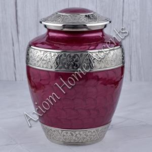 Urna de cremación de aluminio hecha a mano con acabado moderno Hermosa urna de tributo por Axiom Home Accents - Product Image 6