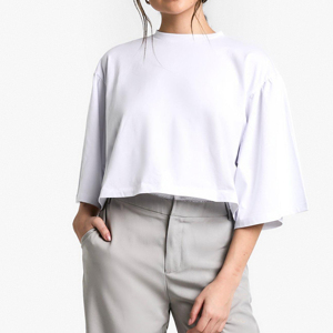 Camisetas para mujer a precio mayorista, camisetas personalizadas con logo, camisetas con cuello redondo para hombre, camiseta de diseño naranja y negra para mujer - Product Image 4