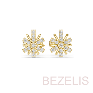 Pendientes de Diamantes Cultivados en Laboratorio, Forma Redonda, Corte Excelente, Calidad Certificada, Joyería Fina, Regalo de Novia, Accesorio de Lujo Certificado - Product Image 2