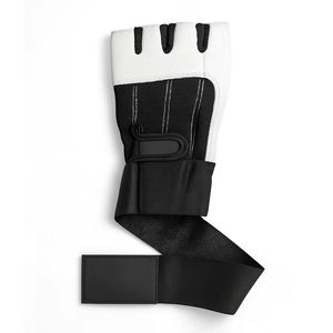 ถุงมือออกกำลังกายหนังแท้ปักโลโก้ได้ สำหรับการฝึกฟิตเนสกลางแจ้ง ถุงมือยกน้ำหนักอเนกประสงค์ พร้อมสายรัดข้อมือสำหรับเล่นกีฬา - Product Image 5