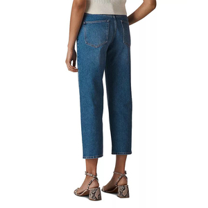 Jeans en denim déchirés et patchés pour femmes pakistanaises, coupe skinny, décontractés, respirants, de haute qualité, pantalons tendance pour femmes - Product Image 3