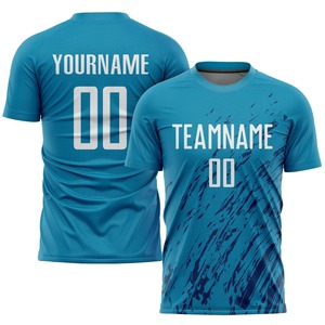Ensemble de maillots de sport sublimés personnalisés, uniforme d'équipe, chemise et short, imprimé géométrique, kit d'entraînement de football respirant et à séchage rapide, Pro - Product Image 6