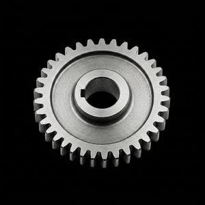 Engrenage droit usiné CNC en acier à faible teneur en carbone de haute qualité, personnalisé par Vartis Engineering Gujarat Inde pour utilisation industrielle OEM - Product Image 1