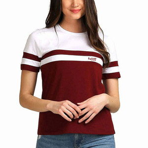 Camisetas de Mujer de Algodón Personalizadas de Última Tendencia, Precio Más Bajo, Camisetas Ligeras para Mujer - Product Image 1