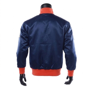Blouson universitaire oversize personnalisé à épaules tombantes, style streetwear, manteau Letterman, vente en gros, marque de mode - Product Image 4