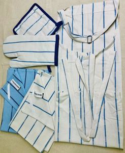 Cotton Woven <b>Kitchen</b> <b>Apron</b> Set Chef Cooking <b>Apron</b> <b>Kitchen</b> Set <b>Kitchen</b> Work Restaurant Household By Manufacturer At Low Price - Product Image 2