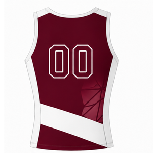 Maillot de football bordeaux personnalisé sans manches pour fabricant – Tenue de sport, uniforme d'entraînement d'équipe, vêtements de performance sur mesure - Product Image 2