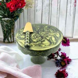 Soporte para pasteles de resina hecho a mano, elegante soporte para servir pasteles, muffins, cupcakes y para uso diario en la cocina, de la India. - Product Image 5