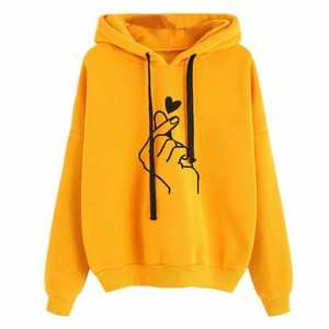 Sudadera Casual Personalizada para Mujer, Estilo Urbano, Manga Larga, Color Personalizable, Tejida, Térmica, con Insignia Bordada, Otoño - Product Image 3