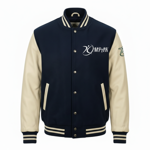 Unisex Winter Hooded Heated American Style Cotton Fleece Chenille Letters Viral Street Style Sustainable Front Varsity <b>Jacket</b> - Product Image 1