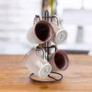 Porte-gobelet en fer durable pour une utilisation quotidienne en cuisine, assurant des performances durables et une placement sécurisé des gobelets - Product Image 4