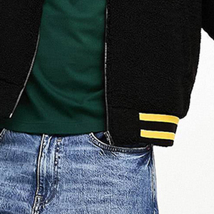 Plus Size <b>Men's</b> Wool Varsity <b>Baseball</b> Winter <b>Jacket</b> - Custom Logo Wholesale - Product Image 2