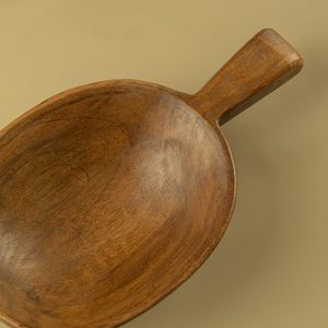 Elegant Serving Bowl with Handle for Snacks Salads Home Dining Decor - Product Image 4