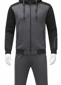 Ensemble de survêtement zippé en molleton de coton pour homme, collection hiver 2026 – Vêtements de sport de qualité supérieure pour adultes, idéal pour le jogging – Nouveauté très prisée - Product Image 5