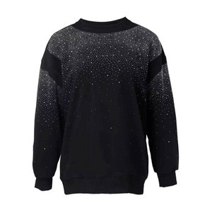 Sudadera de Invierno Premium de Algodón/Felpa, Estilo Casual Urbano, con Pedrería, Manga Larga, Diseño Personalizado, Ecológica, Transpirable y a la Moda - Product Image 1