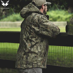 Vestes de chasse imprimées haut de gamme, durables, légères, entièrement personnalisées, haute performance, coupe-vent, pour l'extérieur, en polyester/nylon - Product Image 6