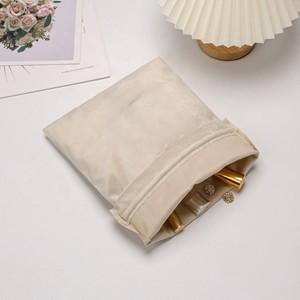 Sacs d'emballage personnalisés en polyester/coton avec cordon de serrage, imprimés numériquement, écologiques, lavables, réutilisables, résistants à l'eau - Product Image 3