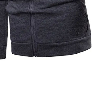 Mens Stylish Zipper Hoodies Minimalist <b>Zip</b> Up <b>Hooded</b> Sweatshirt Breathable Street Fashion Factory Wholesale Direct - Product Image 3
