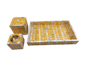 ชุดถาดใส่เครื่องหอมบาคูร์ขนาดเล็กแบบอินเดีย กลิ่นกุหลาบ สำหรับขายส่ง งานฝีมือฝังมุกคุณภาพสูง ทำจากไม้ - Product Image 5