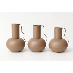 Juego de Macetas Redondas de Metal al por Mayor, Floreros Abstractos Únicos con Pedestal, Juego de Macetas Decorativas Minimalistas de Hierro para Decoración del Hogar y Bodas - Product Image 2