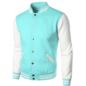 Chaqueta Varsity de Alta Calidad para Hombre, Chaqueta de Béisbol de Invierno de Tela de Algodón al por Mayor, Bordado Personalizado, Ropa Casual de Calle - Product Image 3