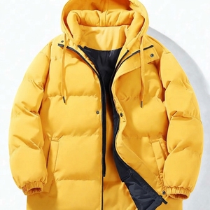 <b>Men</b>’s <b>Hooded</b> Puffer <b>Jacket</b> Winter Warm Quilted Outerwear Lightweight Insulated Casual Fashion Coat Wholesale Custom Exporter - Product Image 5