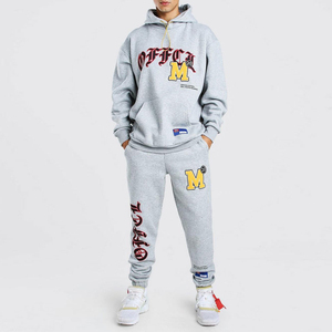 Conjunto Deportivo Moderno en Oferta Online, Sudadera con Capucha y Pantalones, Estilo Atractivo, Ropa Urbana, Conjuntos Deportivos con Estampado para Hombre - Product Image 1