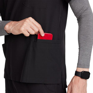 New Arrival Men Hospital <b>Scrubs</b> Uniform Soft Comfortable Medical Workwear V Neck Men <b>Scrubs</b> Set For Online Sale - Product Image 5