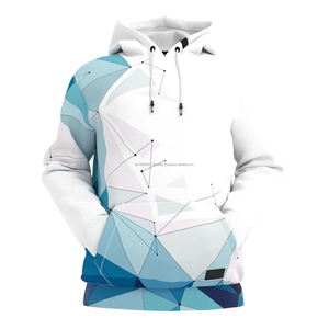 Sudadera con capucha de manga larga con estampado de sublimación de alta calidad personalizada, ropa de calle transpirable de secado rápido, sudaderas con capucha para hombre - Product Image 1