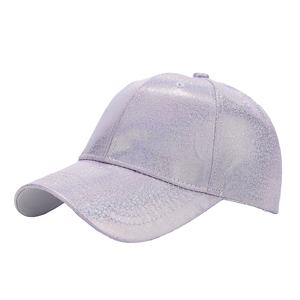 Chapeau Hip Hop personnalisé en cuir PU irisé vente en gros Casquettes de baseball Gorras 2026 - Product Image 4