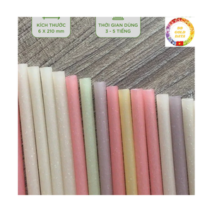 Pajitas de Arroz |   Pajitas Ecológicas Naturales |   Uso en Cócteles y Bares |   Proveedor de Fábrica OEM - Product Image 4