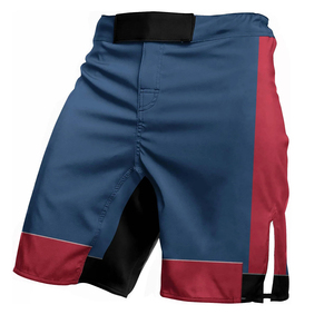 Custom Design High Quality Breathable Light Weight Polyester <b>Men's</b> Boxing Shorts Muay Thai <b>Trunks</b> Customized Color UV Protection - Product Image 3