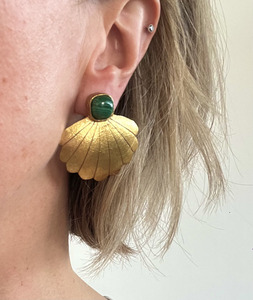 Boucles d'oreilles créoles classiques et tendance pour femmes et jeunes filles, plaquées or, style créateur, pour soirée, vente en gros - Product Image 4