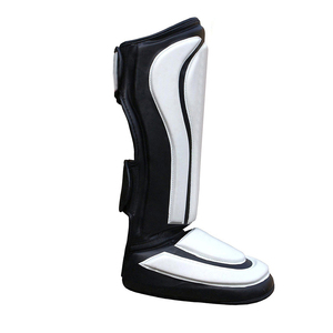 Protector de Espinillas de Cuero Personalizado para Kick Boxing, MMA y Boxeo, Almohadillas Protectoras para Piernas, Protector de Espinillas para Entrenamiento de Boxeo - Product Image 3