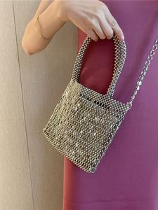 Bolsos de Mano Brillantes Retro de Metal con Lentejuelas, Bolsos de Verano Brillantes con Cuentas a la Moda, Precio de Mayoreo en Oferta - Product Image 6