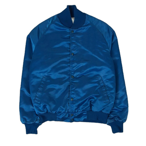 Veste de baseball en satin de haute qualité pour homme, personnalisable, respirante, avec logo frontal, idéale pour le basketball universitaire et les tenues décontractées. - Product Image 1