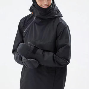 Winter <b>Jacket</b> for Couples Cotton-Padded Hooded <b>Ski</b> <b>Jacket</b> Waterproof Windproof Zipper Nylon Outdoor <b>Jacket</b> - Product Image 4