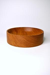 Bol de service en bois de qualité supérieure, fait main, en bois naturel, rustique, pour la cuisine, les fruits, les salades, les collations, la décoration de table - Product Image 3