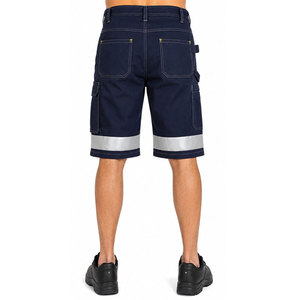 Shorts de sécurité en coton réfléchissant haute visibilité, multi-poches, antibactériens, shorts de travail haute visibilité unisexes - Product Image 3