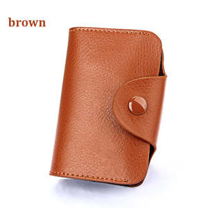 Cartera de Cuero Genuino con Logotipo Personalizado, para Tarjetas de Crédito, con Nombre Comercial - Product Image 3