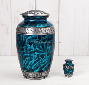 Urna de cremación personalizada de aluminio de alta calidad para cenizas humanas y mascotas, urnas de cremación de Metal al por mayor para suministros funerarios - Product Image 5