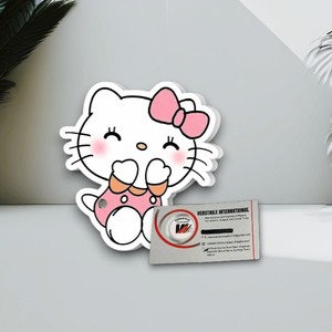 Lindas y Personalizables Placas Magnéticas Acrílicas para Extensiones de Pestañas con Diseño de Hello Kitty, en Forma de Flor/Diamante/Corazón, Ecológicas y Privadas - Product Image 4