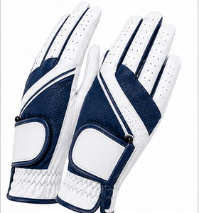 Gant de golf en cuir Cabretta d'Indonésie pour hommes et femmes, respirant, doux, antidérapant, pour la main gauche, accessoires de golf, logo d'usine - Product Image 5