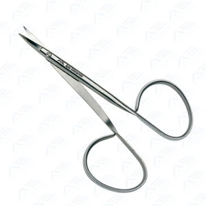 Tijeras Iris de Acero Inoxidable de Primera Calidad de 4.5 Pulgadas, Instrumentos Quirúrgicos Rectos para Procedimientos Médicos y Veterinarios - Product Image 1