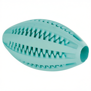 Denta Fun Rugby Ball Mint Rubber 11 Cm Jouet à mâcher pour animaux de compagnie - Product Image 2