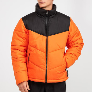 Wholesale Price Casual Outwear Men Puffer <b>Jacket</b> Stand Collar Stylish Streetwear Winter Warm Waterproof Windproof Front - Product Image 6