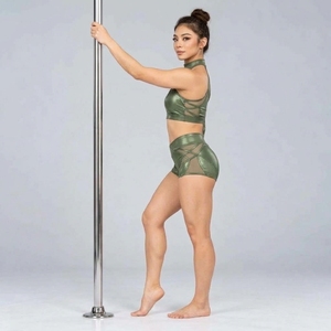 Top de pole dance pour femmes, tissu confortable pour la peau, adhérence sécurisée, respirant, confortable, extensible et flexible. - Product Image 4