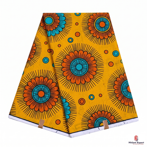 African Wax Print Cotton Twill <b>Fabric</b> Ankara Dress Shirt Material Fashion Textile Boys OEM ODM Custom <b>Fabric</b> Manufacturer - Product Image 5