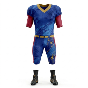 Uniforme de Fútbol Americano Personalizable al por Mayor, Hecho de Poliéster, con Estampado, Diseño Nuevo 2026, Transpirable y de Secado Rápido - Product Image 6
